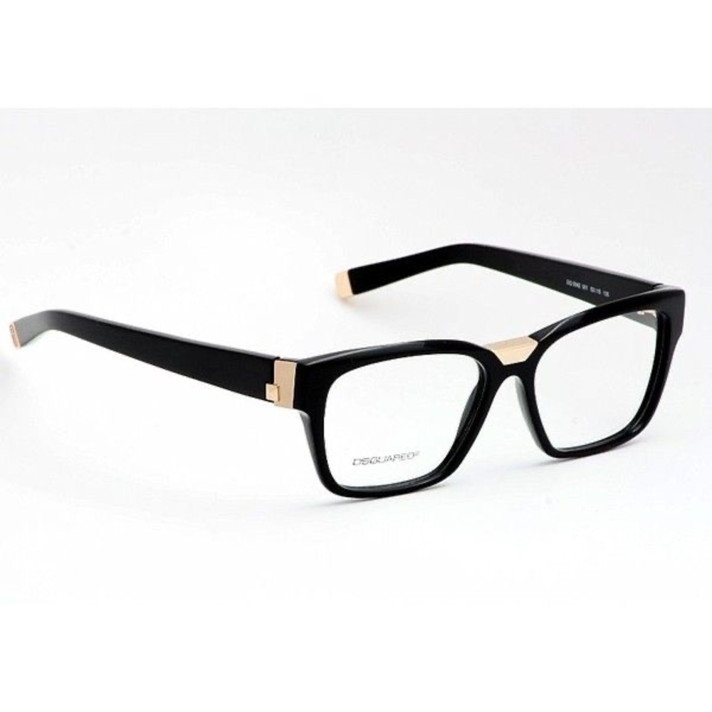 DSQUARED Black and Gold Women's Glasses DQ 5042